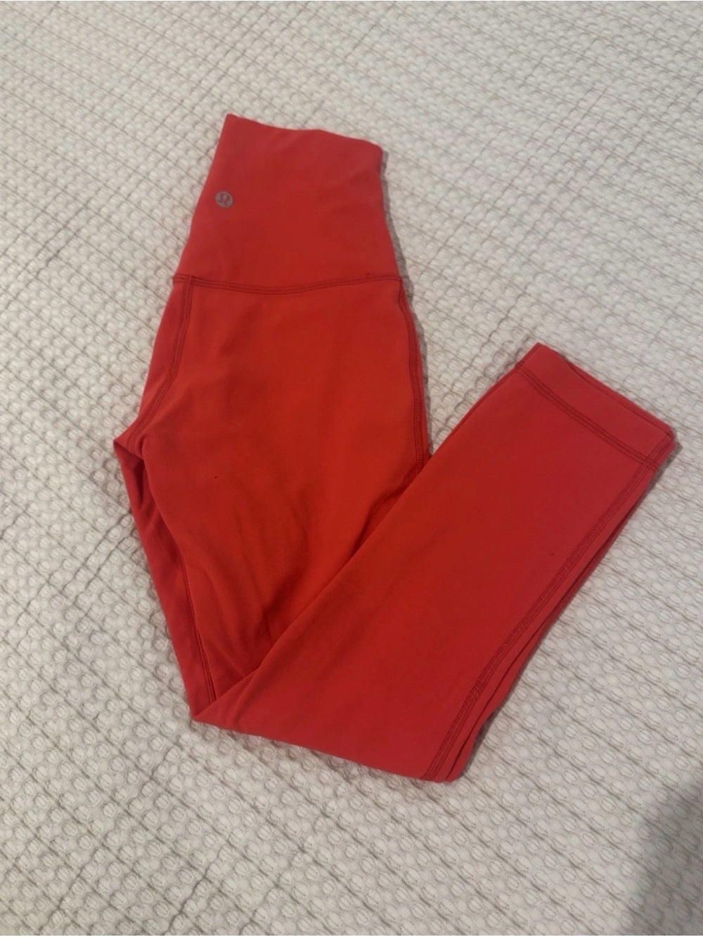 Lululemon High-Rise Align Crops Pants Leggings 21” size 2 Love Red